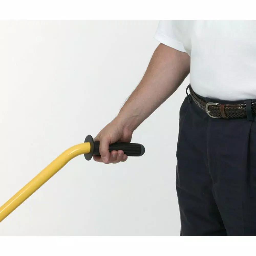Rubbermaid Quick Connect Ergo Adjustable Aluminum Mop Handle, 48-72 in., Yellow
