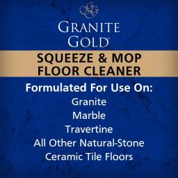 Granite Gold Squeeze and Mop Floor Cleaner, 32 oz. - For Natural Stone, Marble, and Tile thumbnail 8