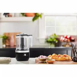 KitchenAid Cordless 5-Cup Food Chopper, Onyx Black thumbnail 5