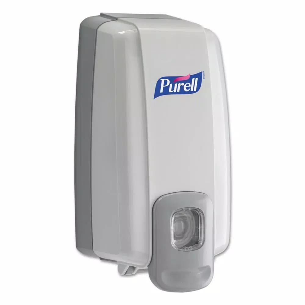 Purell NXT Instant Hand Sanitizer Dispenser, 1000 ml, Wall Mount, Gray/White