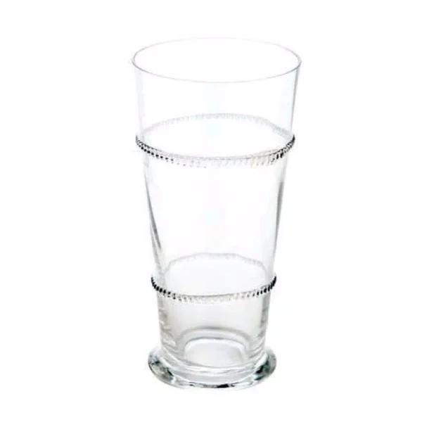 Abigails Lionshead 12 oz. Hand Blown Glass Tumbler Set, Set of 4, Clear