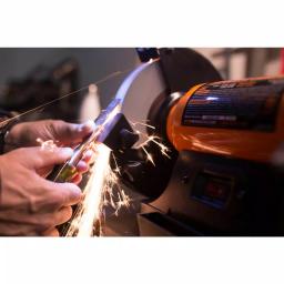 WEN 8 in. Bench Grinder, 4.8 Amp with LED Work Lights and Quenching Tray thumbnail 7