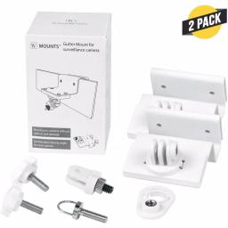 Wasserstein Weatherproof Gutter Mount for Blink Outdoor, XT and XT2 Cameras, 2-Pack, White thumbnail 5