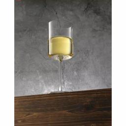 JoyJolt Claire 11 oz. White Wine Glasses, Set of 4 - Lead-Free Crystal thumbnail 2