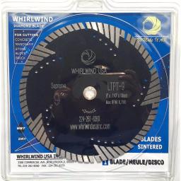 Whirlwind USA 9 in. Turbo Segmented Diamond Saw Blade for Granite, Marble, and Concrete thumbnail 3