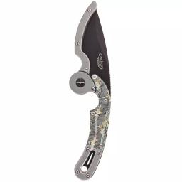 Camillus Dominator 2.25 in. Stainless Steel Drop Point Fixed Blade Knife with Aluminum Handle and Sheath thumbnail 2