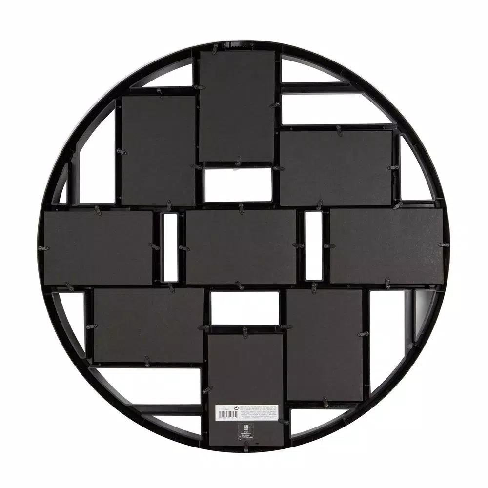 Umbra Luna Black Collage Picture Frame - Holds Nine 4x6 Photos