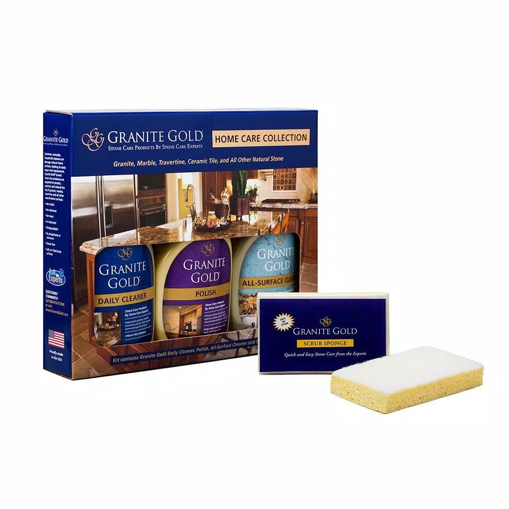 Granite Gold Home Care Collection - Stone, Quartz, and Multi-Surface Cleaning Kit