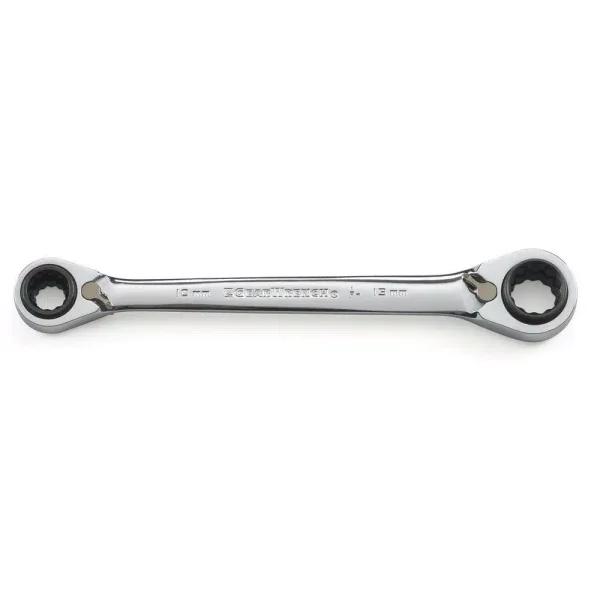 GEARWRENCH QuadBox 12-Point Reversible Ratcheting Wrench, 8mm x 10mm & 12mm x 13mm