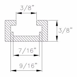 POWERTEC 36 in. Double-Cut Universal T-Track with Intersection Kit and Wood Screws thumbnail 5