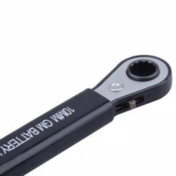 Steel Core 2-Piece Reversible Side Terminal Battery Ratchet Wrench Set, 5/16 in. and 10 mm thumbnail 3
