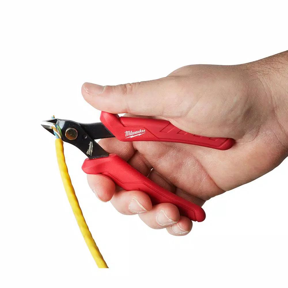 Milwaukee 12-Piece Electrician's Hand Tool Set with Pliers, Cutters, and Screwdrivers
