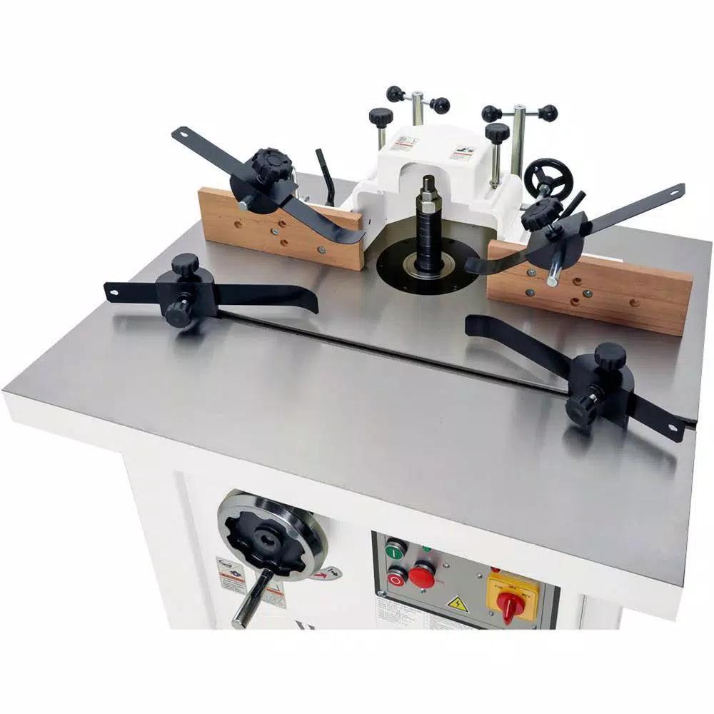 Shop Fox 5 HP Spindle Shaper with Cast-Iron Table and 4 Spindle Speeds