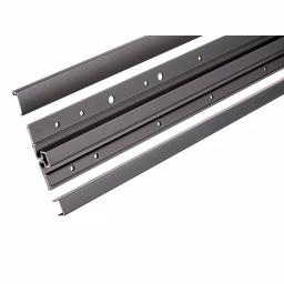 Global Door Controls 83 in. Heavy Duty Continuous Hinge, Limited Frame, Duranodic Finish thumbnail 4