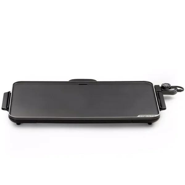 Presto SlimLine 286 sq. in. Black Electric Griddle with Temperature Sensor and Non-Stick Surface