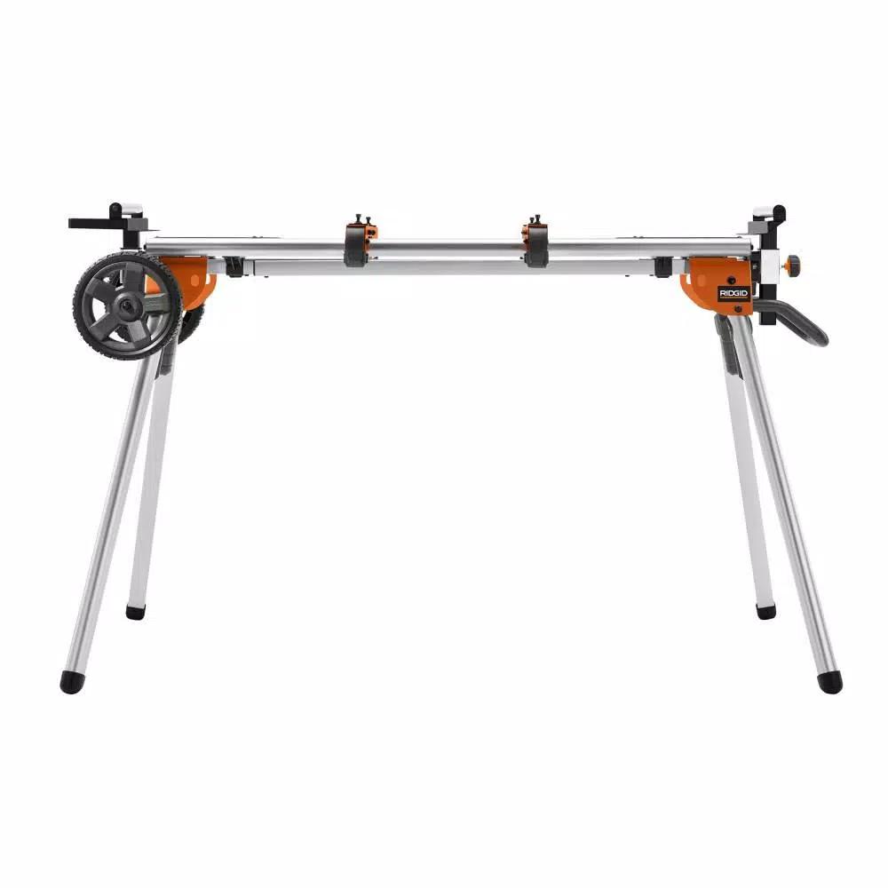 RIDGID Professional Compact Miter Saw Stand with Quick Release Brackets