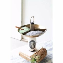 Unbranded Brass Finish Wine Bottle Topper Serving Tray with Spacers thumbnail 2