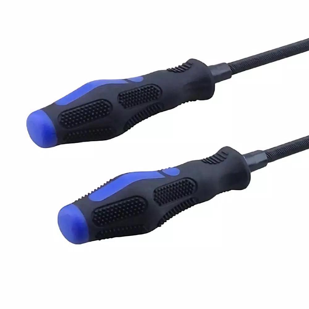 Worker The Worker 2-Piece 20 in. Flexible 1/4 in. Bit and Socket Driver Set with Bendable Extension Shaft