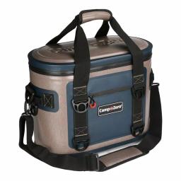 Camp-Zero 13.9 Qt. 20-Can Soft Cooler - Beige and Blue thumbnail 2