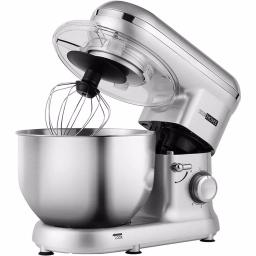 VIVOHOME 650W 6-Qt. Silver Tilt-Head Kitchen Stand Mixer with 6 Speeds thumbnail 1