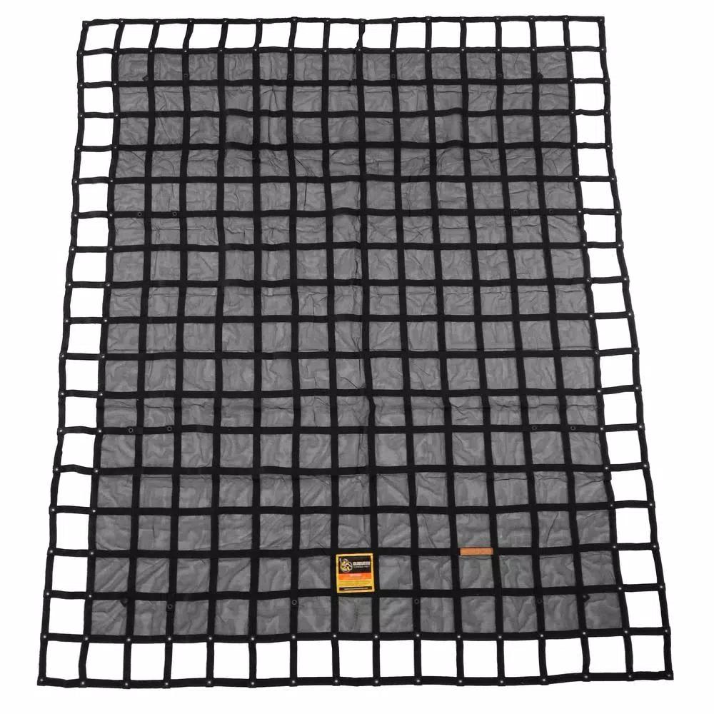GLADIATOR Cargo Nets Gladiator Heavy-Duty Cargo Net, 8.75 ft. x 10 ft., Load Certified with Integrated Ripstop Mesh