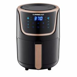 GoWISE USA 2 Qt. Mini Digital Air Fryer with Touchscreen, Black/Copper thumbnail 2
