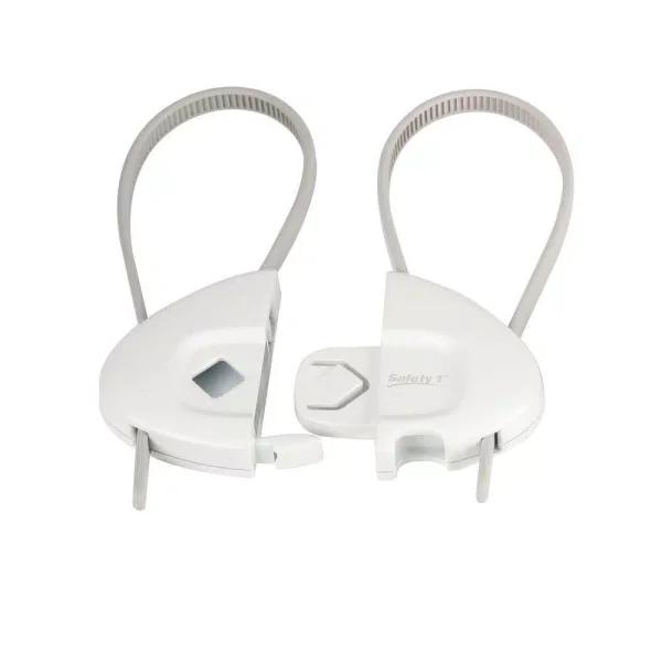 Safety 1st Cabinet Flex Locks, 2-Pack Child Safety Cabinet Locks for Handles and Knobs