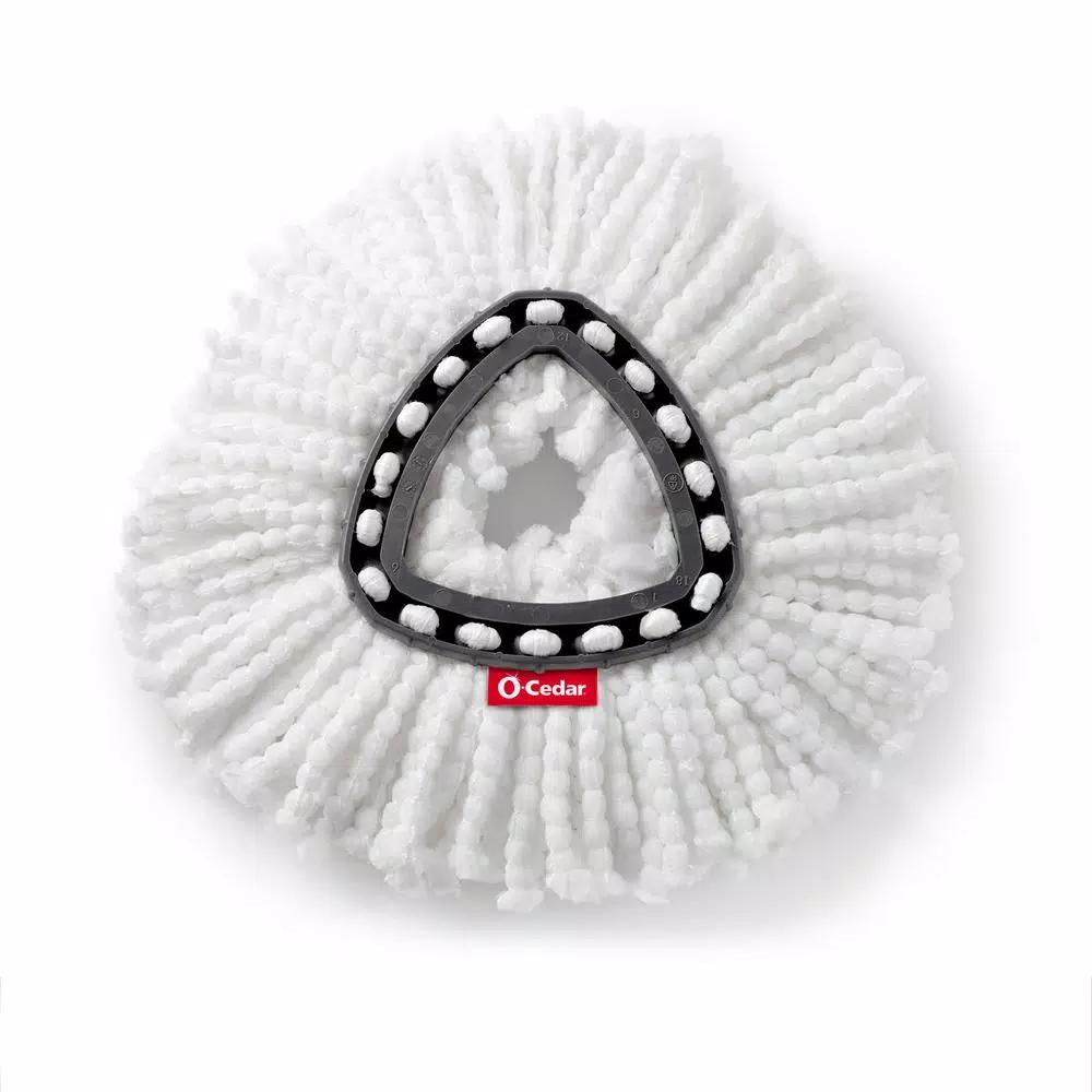 O-Cedar EasyWring Spin Mop Microfiber Refill, White