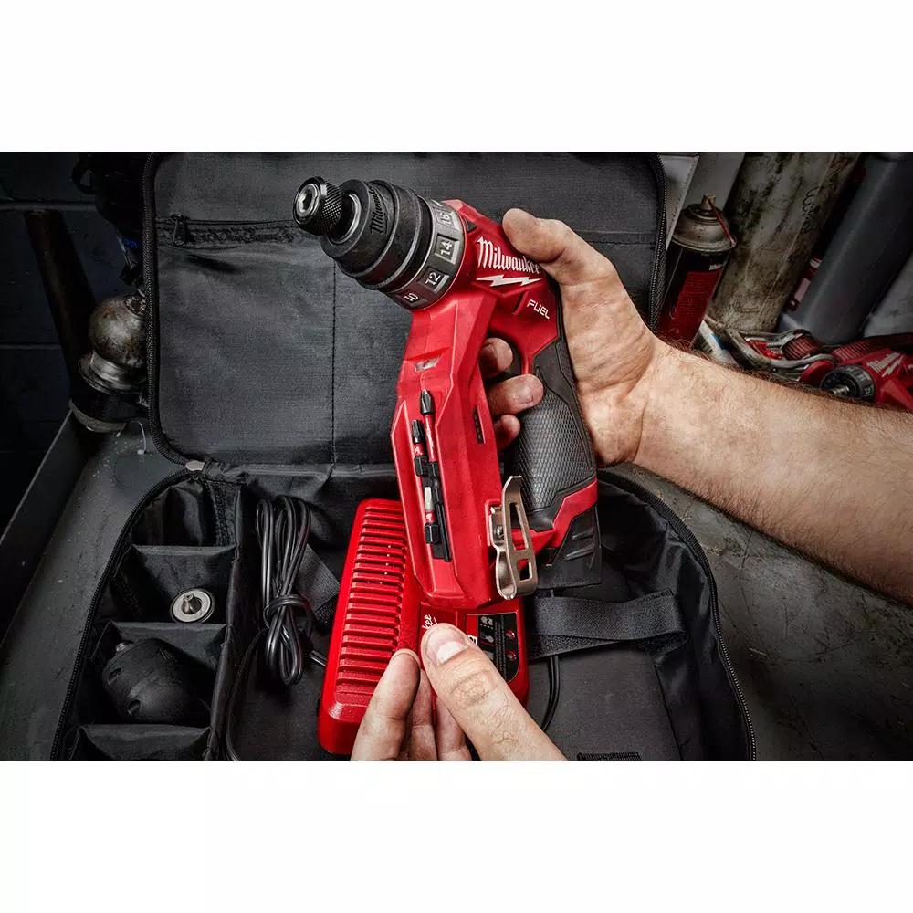Milwaukee M12 FUEL 12V Brushless 4-in-1 Installation Drill Driver and Oscillating Multi-Tool Set (Tool-Only)
