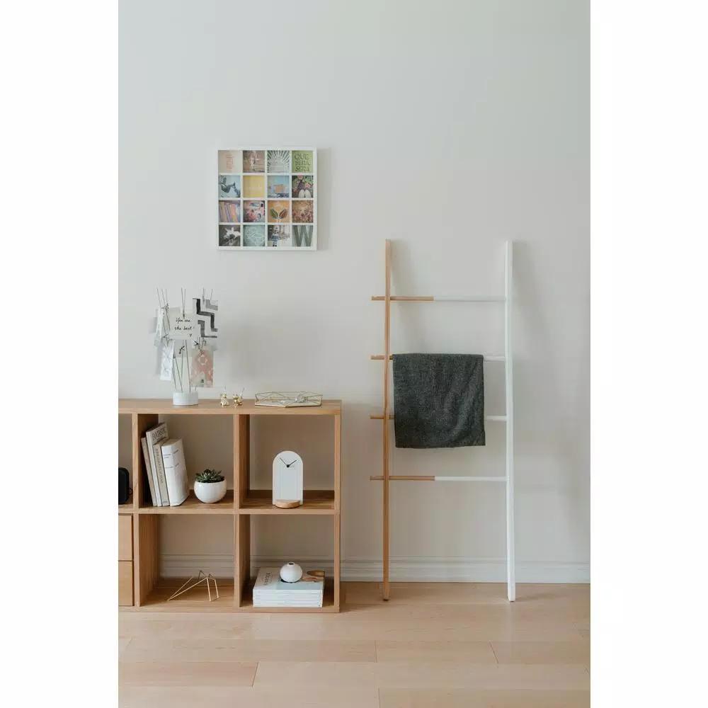 Umbra Gridart White Collage Picture Frame - 16 Photo Capacity, 4x4 inch Modern Wood Wall Decor