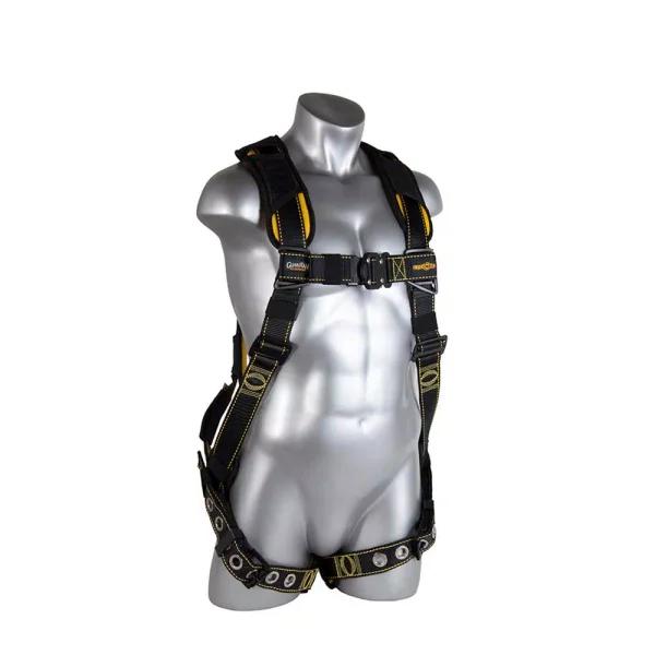 Guardian Fall Protection Cyclone Lineman Safety Harness - Black/Yellow - Medium/Large