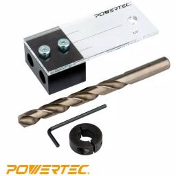 POWERTEC Ultimate Doweling Jig Kit with Cobalt Drill Bits and Hardshell Case thumbnail 5