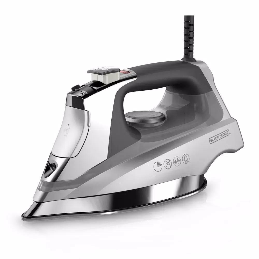 BLACK+DECKER Allure Professional Steam Iron with Dynamic Steam Technology, 1600W, Stainless Steel Soleplate