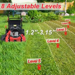 PowerSmart Power Smart PSM2020 20 in. 170 cc Gas Self-Propelled 3-in-1 Walk Behind Lawn Mower thumbnail 7