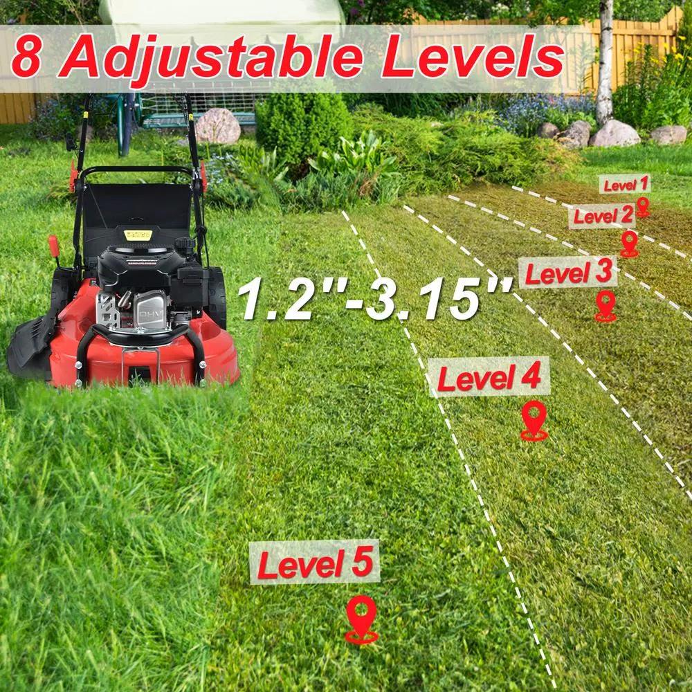 PowerSmart Power Smart PSM2020 20 in. 170 cc Gas Self-Propelled 3-in-1 Walk Behind Lawn Mower