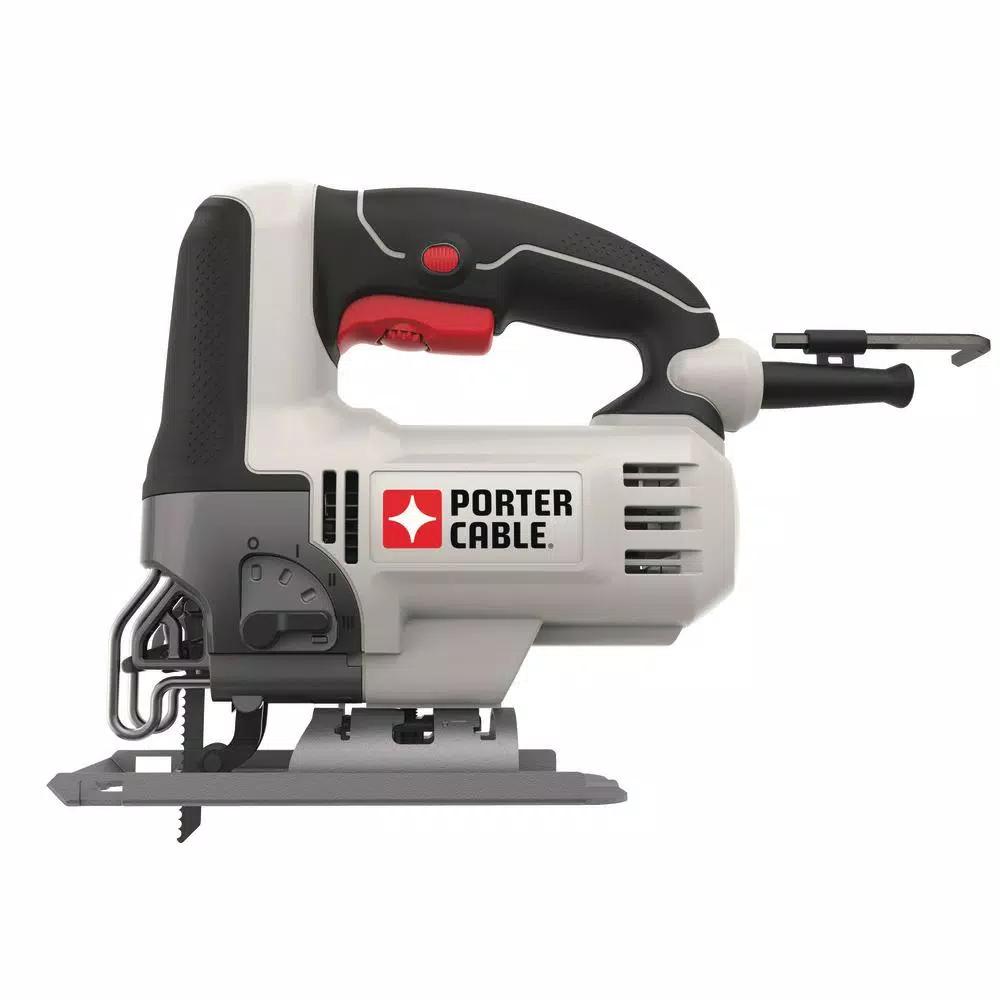 Porter-Cable 6 Amp Corded Orbital Jigsaw with Variable Speed and Keyless Blade Change