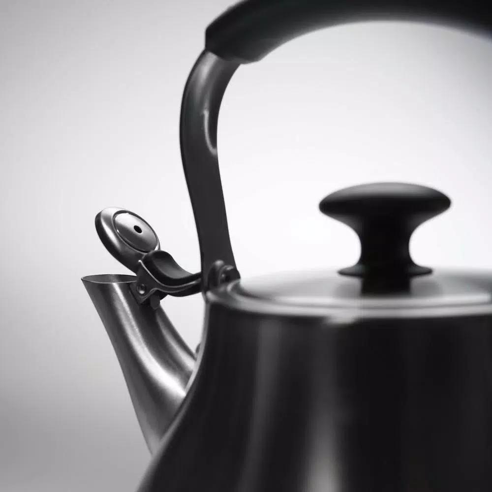OXO Brew Good Grips Classic 6.8-Cup Stainless Steel Tea Kettle with Whistle