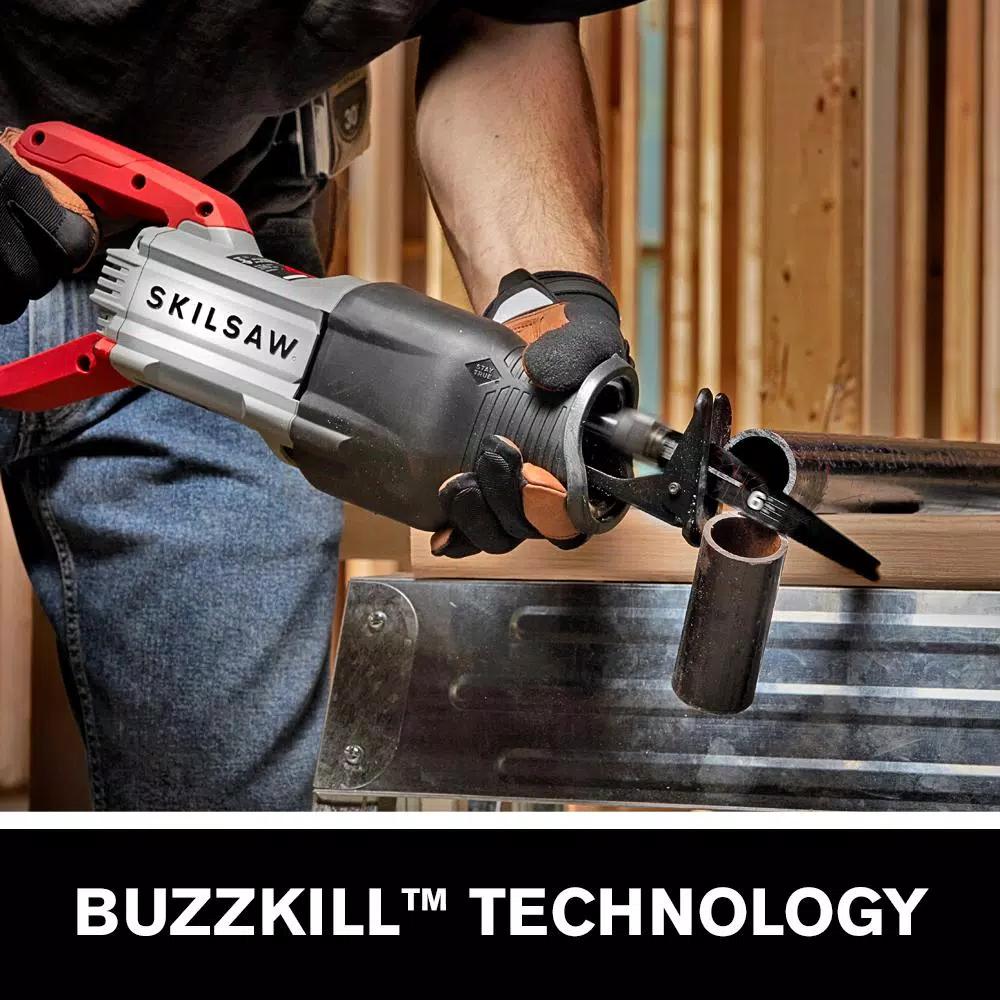 SKILSAW 13 Amp Corded Reciprocating Saw with Buzzkill Vibration Suppression Technology