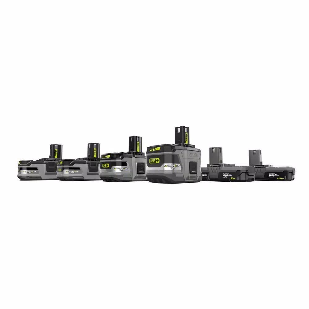 RYOBI 18V ONE+ 2.0 Ah Compact Lithium-Ion Battery 10-Pack