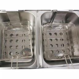 Costway 5000W Dual Tank Electric Countertop Deep Fryer, Stainless Steel Commercial & Home Restaurant Fryer thumbnail 5