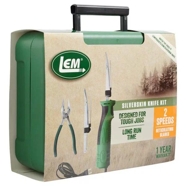 LEM SilverSkin Electric Knife Kit with 5.25 in. Stainless Steel Blades and Accessories