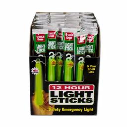 Ready America 12-Hour Green Safety Light Sticks, 48-Pack - Waterproof Chemical Glow Sticks for Emergency Kits thumbnail 1