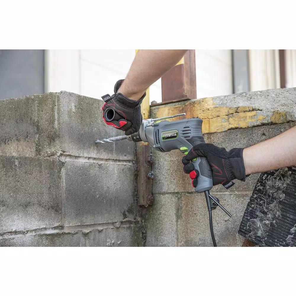 Genesis GHD1275 1/2 in. Variable Speed Reversible Hammer Drill, 7.5 Amp