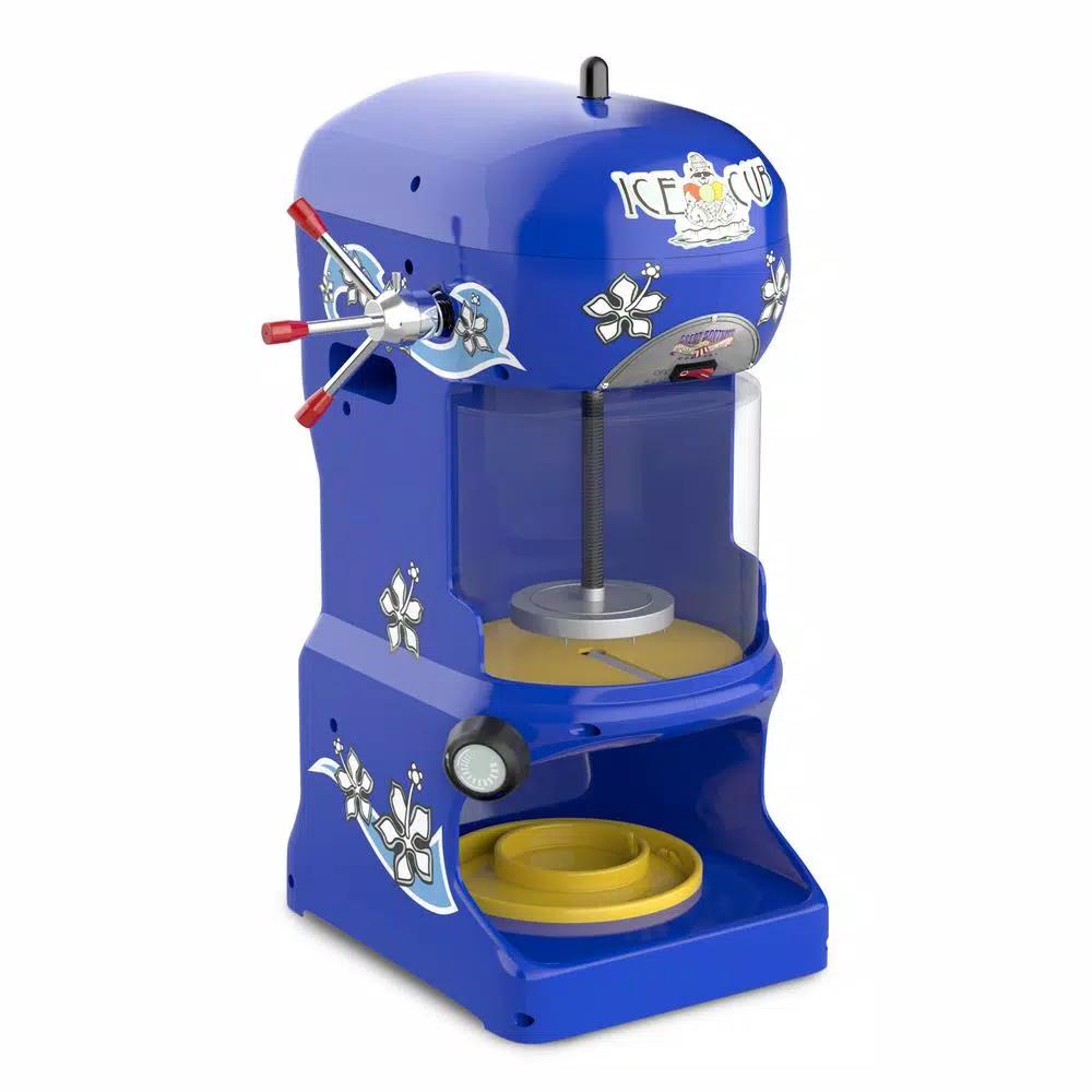 Great Northern Popcorn Ice Cub Shaved Ice Machine, 24 oz. Blue