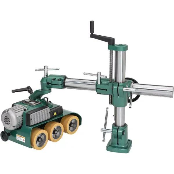 Grizzly Industrial Easy Power Feeder Heavy-Duty Variable Speed Power Feeder with 1/2 HP BLDC Motor and Smart Stand