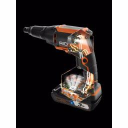 RIDGID 18V Cordless Brushless Drywall Screwdriver with Collated Attachment and Nose Cone (Tool Only) thumbnail 8