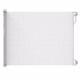 Perma Child Safety Extra Tall & Extra Wide Outdoor Retractable Gate, 41 in. H x 71 in. W, White thumbnail 1