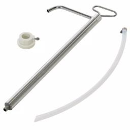 Vestil Stainless Steel 316 Piston Pail Pump for 5 Gallon Pails, 1 in. Bung Size thumbnail 1