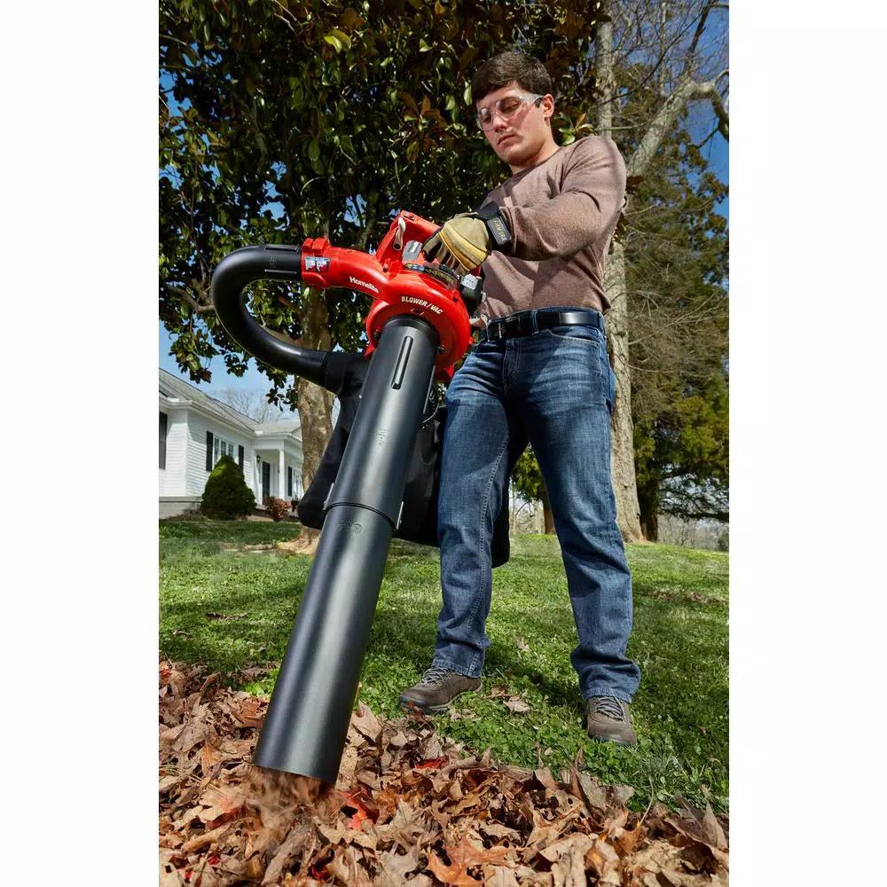Homelite 26cc Gas Handheld Blower and Vacuum, 150 MPH, 400 CFM