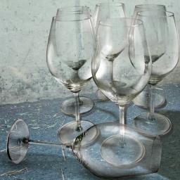 Epicureanist Illuminati White Wine Glasses, Lead-Free Crystal, Set of 6 thumbnail 4